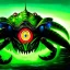 Placeholder: ultra detailed fullbody Drawing of Mecha Sea monster Gigantic green Alien Crab on the shore ,open mouth, with sharp teeth, with glowing red eyes,with humungus pincers, extremely detailed digital painting, intrincate, extremely detailed face,crystal clear Big eyes, in the style of Frank Frazetta, mystical colors , perfectly centered image, perfect composition, rim light, beautiful lighting, 8k, stunning scene, raytracing