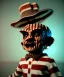 Placeholder: Freddy Krueger toddler, smile, full body, dramatic lighting, hyper realistic