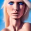 Placeholder: masterpiece, best quality, beautiful man, woman, blue eyes, fluorescent, blond flutter hair, highly detailed body, sun light, 4K, RAW, depth of field, high contrast, realistic details, 150mm