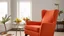 Placeholder: Lively, Sunset Orange, Chair