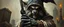 Placeholder: master oil painting with some air brush, fluffy human thief hyena merchant sailor priest realistic and creepy, with gauntlets , straight from the lich lab, in the style of Escher and Titian