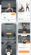 Placeholder: profil page for gym app