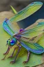 Placeholder: dragonfly, detailed, realistic, cute, vivid colors