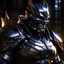 Placeholder: batman in megatron armor, highly detailed, digital painting, cinematic lighting