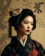 Placeholder: drew luther in oblivion, 20142014 b art project photography bsc photography d, in the style of sandra chevrier, elaborate kimono, joachim beuckelaer, photorealistic detail, american prints 1880–1950, light bronze and indigo --ar 127:128