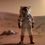 Placeholder: an astronaut in Mars, highly detailed, 3d render