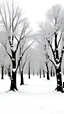 Placeholder: Snow, love trees