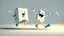 Placeholder: cartoon milk carton dancing