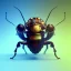 Placeholder: Steampunk bug,steampunk center composition, ultra realistic, shiny, smooth, studio quality, octane render, Surrealism, Triadic colour scheme,glow-stick, ambient lighting,nightclub lighting, polaroid, 100mm, --ar 1:1 --v4