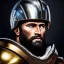 Placeholder: Ultra detailed fullbody Portrait in oil on canvas of Alaric the Visigoth with armor,helmet,extremely detailed digital painting,ultrarealistic skin,intense stare, extremely detailed face, crystal clear eyes, mystical colors ,perfectly centered image, perfect composition, rim light, beautiful lighting,masterpiece ,8k, stunning scene, raytracing, anatomically correct, in the style of Simon Bisley and Ohrai Noriyoshi and robert e howard and Steve Jung and Wizyakuza and uncannyknack.