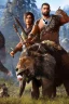 Placeholder: Full body portrait, painting, medium shot lady Style of Far Cry Primal