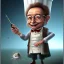Placeholder: mad scientist fly wearing an apron