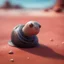 Placeholder: elongated female ninja snail witch on the red sand beach ,bokeh like f/0.8, tilt-shift lens 8k, high detail, smooth render, down-light, unreal engine