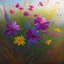 Placeholder: Oil painting wild flowers