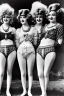 Placeholder: Four Ziegfeld Girl on short jeans