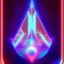 Placeholder: Cosmic Fantasy future world with glowing & shining Cristal clear, contrast glowing ETHERIUM symbol image,8k HD image,