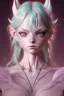 Placeholder: Alien Satyr,dreamy eyes, beautiful intricate colored hair, symmetrical, anime wide eyes, soft lighting, detailed face, by makoto shinkai, stanley artgerm lau, wlop, rossdraws, concept art