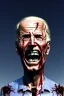 Placeholder: realistic image, joe biden zombie, zombie posing, arm cut and bleeding, amputated leg, night, walking with a limp, waist up view, dark ambient, highly detailed, sky background, concept art, unreal engine 5, god rays, ray tracing, RTX, lumen lighting, ultra detail, volumetric lighting, 3d, finely drawn, high definition, high resolution.