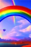 Placeholder: Ufo rainbow, futuriste, trés belles couleurs