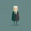 Placeholder: minimalistic character. lawyer