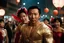 Placeholder: [very impressive high res masterpiece in Kodak Eastman 5247, scene by László Krasznahorkai] Donnie Yen as cupid in a halloween party in hong kong
