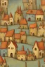 Placeholder: village inspired by Shaun Tan's and Hieronymus Bosch work