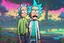 Placeholder: Rick in 8k cartoon artstyle, neon effect, Rick and morty them, close picture, rain, fantasy world, intricate details, highly detailed, high details, detailed portrait, masterpiece,ultra detailed, ultra quality