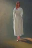 Placeholder: Full body portrait, painting, medium shot lady volumetric sunlight