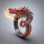 Placeholder: Ring dragon as diamond with red diamond eyes, sculpture, hyperphotorealistic,8k,HDR,macro lens, sharp focus, hyper detail, sparkle, unreal engine 5, neon lighting, masterpiece, hypermaximalist, intcrate detailed, elegant, hyper detailed, bokeh