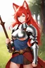 Placeholder: Teenaged Female Red haired kitsune paladin/bard