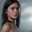 Placeholder: portrait only wonderfull fat brazilian woman, long black hair, high realistic, high detailed, 8k, volumetric lights unreal engine, cinematic lighting, octane render