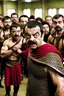 Placeholder: mr bean in "this is sparta" scene, kicking the emissary