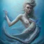 Placeholder: sango fantasy, fantasy magic, intricate, sharp focus, illustration, highly detailed, digital painting, concept art, matte, artgerm and paul lewin and kehinde wiley, masterpiece sexy lips Hawaiian afro lips lady body mermaid lionfish head blue space lady beach sea under water mermaid seaweed