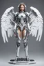 Placeholder: Front view Fullbody gorgeous Realistic Photography beautiful super model Russian as playing Dj player cyborg mechanical electrical realistic beautiful Angel woman hyper detailed, sci-fi concept art