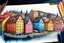 Placeholder: Colored pencil drawing, Very detailed, Drawing of the colorfull houses in the city Bergen in Norway. Colorfull, professional, detailed, pencil strokes, calm composition, zoom out, very detailed and realistic