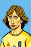 Placeholder: Mikhail Modric Ukrainian football player cartoon 2d