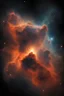 Placeholder: a nebula, in high quality, space picture,vector style, black and orange
