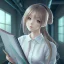 Placeholder: Anime girl studying in room, perfect face, window, nature, anime style, unreal engine 5, studio lighting --ar 2:1