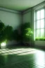 Placeholder: room filling with green plant image in 4k