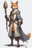 Placeholder: fox humanoid cleric dnd