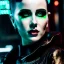 Placeholder: Ultra detailed fullbody Portrait oil on canvas, beautiful punk busty female replicant, sad green eyes, post-apocalyptic in a cyberpunk city,minimal skintight latex dress, bladerunner aesthetic, extremely detailed digital painting, extremely detailed face, mystical colors ,perfectly centered image, perfect composition,realistic,masterpiece,8k,stunning scene, raytracing, anatomically correct, in the style of Ohrai Noriyoshi androbert e howard and Ken Kelley and Simon Bisley and tomzj