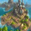 Placeholder: architecture concept in dofus，vertical view