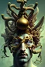 Placeholder: A photograph by Nick Knight, Dave McKean, Witkin, of the Greek god Dionysus, intricate details, perfect features, 8k, high resolution