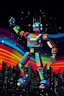 Placeholder: abstract robot dancer electronica music STYLE OF Hiroshi Nagai