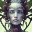 Placeholder: Portrait of beautiful girl, plant, metal, feathers, Dryad, fae, sidhe, ominous, nature, plants, wildflower, facepaint, dnd character portrait, intricate, oil on canvas, masterpiece, expert, insanely detailed, 4k resolution, retroanime style, cute big circular reflective eyes, cinematic smooth, intricate detail , soft smooth lighting, soft pastel colors, painted Renaissance style,bokeh, 800mm lens