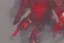 Placeholder: dnd, fantasy, watercolour, illustration, red phantom, knight, plate armour, all red, transparent, veins of golden light