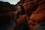 Placeholder: cinematic photography, turkmenistan woman, dutch angle shot, candid shot, hasselblad X1D, StarWars Boho organza velvet fashion,oscar winner movie,realisticpunk,matte colors,eclectic,in the ancient carved Petra ruins canyon at stormy sunrise, style raw