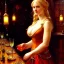 Placeholder: fullbody portrait 'beautiful face blonde massiveboobs medieval wench on tavern in medieval city',painting by gaston bussiere, greg rutkowski, yoji shinkawa, yoshitaka amano, tsutomu nihei, donato giancola, tim hildebrandt, oil on canvas, cinematic composition,sharp image, extreme detail,((fit full head inside picture)),32k