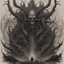 Placeholder: Generate a visually striking artwork that depicts 'Abaddon' as a formidable and malevolent entity drawing inspiration from dark mythology and biblical references. Incorporate elements of chaos, destruction, and a foreboding atmosphere, while highlighting Abaddon's menacing presence and otherworldly power.