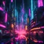 Placeholder: The neon-lit underbelly of a dystopian metropolis. Cyperpunk. Cyberspace. Dark. Epic. Neonlight. 4k.